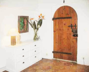 Salvaged prison door