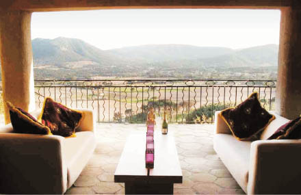 View from Jas Roux livingroom